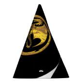 Petten van de zwarte tovenaar Wolf & Dragon Gold Feesthoedjes (Rechts)