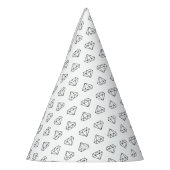 Petten van Diamond Pattern Party Feesthoedjes (Links)