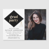 Petten van fotograaf magnetische uitnodiging (Voorkant)