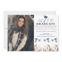 Petten van Graduation party fotouitnodiging