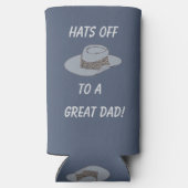 Petten van grijs Pet Seltzer Blikjeskoeler (Achterkant)