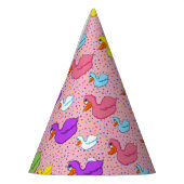 Petten van grote en kleine opleggers feesthoedjes (Links)