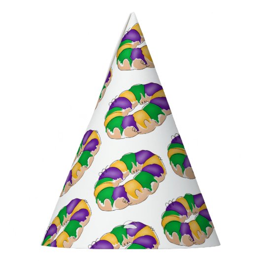 Petten van King Cake Party Feesthoedjes (Links)