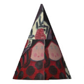 PETTEN VAN LADYBUG-PARTIJ FEESTHOEDJES (Achterkant)