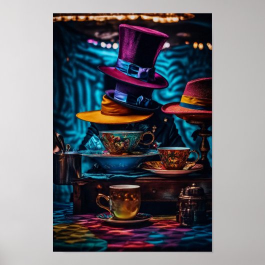 Petten van Mad Hatter Poster (Voorkant)