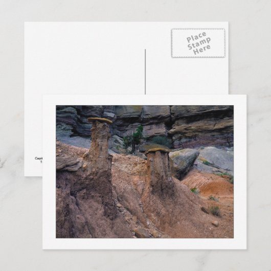 "Petten van modder" Briefkaart (Voorkant / Achterkant)