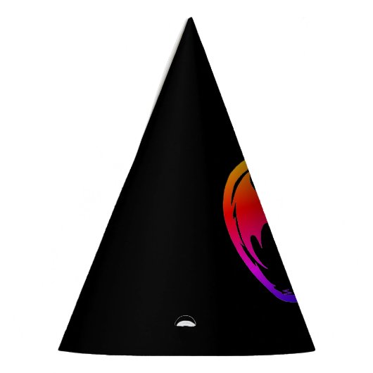 Petten van Neon Dragon Feesthoedjes (Links)