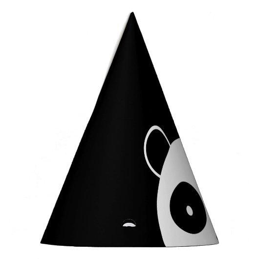 Petten van Panda-feestjes, versieringen Feesthoedjes (Links)