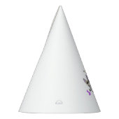 Petten van papierpartijen feesthoedjes (Links)