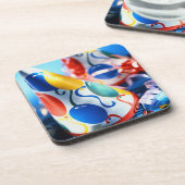 Petten van partijen bier onderzetter (Linkerzijde)