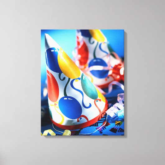 Petten van partijen canvas afdruk (Voorkant)