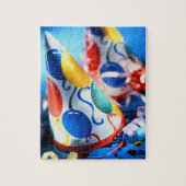 Petten van partijen legpuzzel (Verticaal)