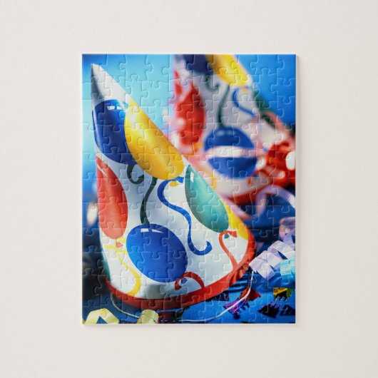 Petten van partijen legpuzzel (Verticaal)