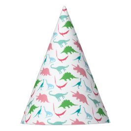 Petten van Preppy Dinosaur Birthday Party Feesthoedjes
