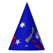 Petten van Robot Girl Stars Party Feesthoedjes (Links)