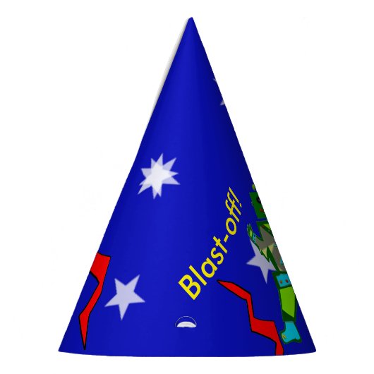 Petten van Robotsterren Feesthoedjes (Links)