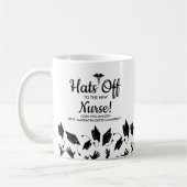 Petten van verpleegschool Afstuderen Koffiemok (Links)