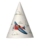 Petten van  vliegtuigpapier feesthoedjes (Voorkant)