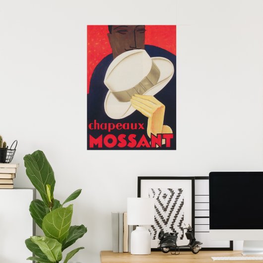 Petten Vintage Mode Poster (Thuiskantoor)