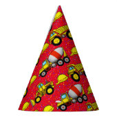 Petten voor bouwsite papier feesthoedjes (Links)