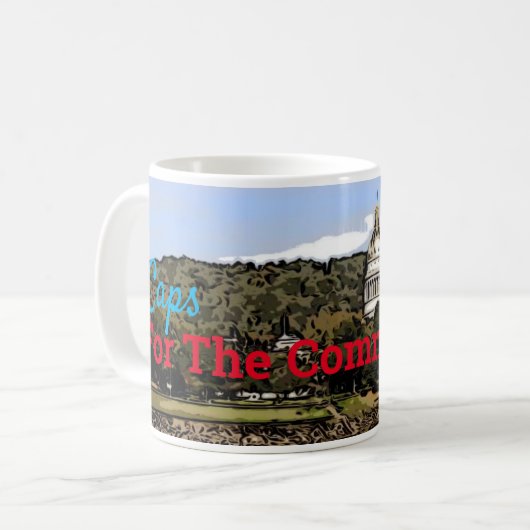 Petten voor de communautaire Charleston Koffiemok (Voorkant links)