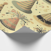 Petten voor de verjaardagsvriend! cadeaupapier (Hoek)