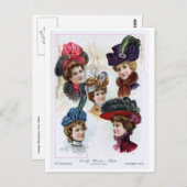  Petten voor de vroege winter van de dames vanaf 1 Briefkaart (Voorkant / Achterkant)