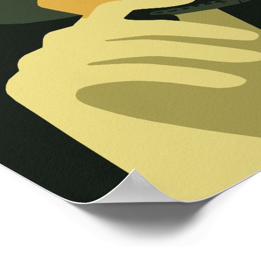 Petten voor een Nice Hotel Paris Frankrijk retro s Poster (Hoek)