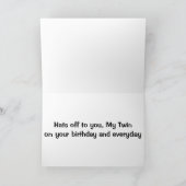 PETTEN VOOR JE TWEELINGVERJAARDAG EN ELKE DAG KAART (Binnen)