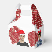 Petten voor kerstmis in ons huis bedankdoosjes (Achterkant)