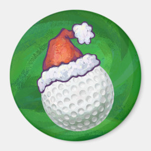 Petten voor kerstmis met Golf Ball Magneet