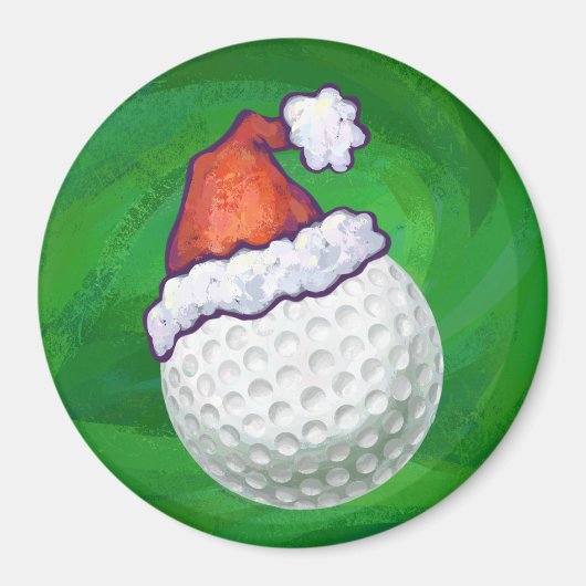 Petten voor kerstmis met Golf Ball Magneet (Voorkant)
