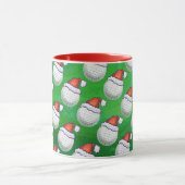 Petten voor kerstmis met Golf Ball Mok (Midden)
