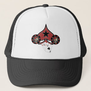 Petten voor schedelpokerchip