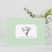 {petten weg aan u} de uitnodiging van het afstuder (Staand voorkant)