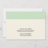 {petten weg aan u} de uitnodiging van het afstuder (Achterkant)