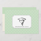 {petten weg aan u} de uitnodiging van het afstuder (Voorkant / Achterkant)