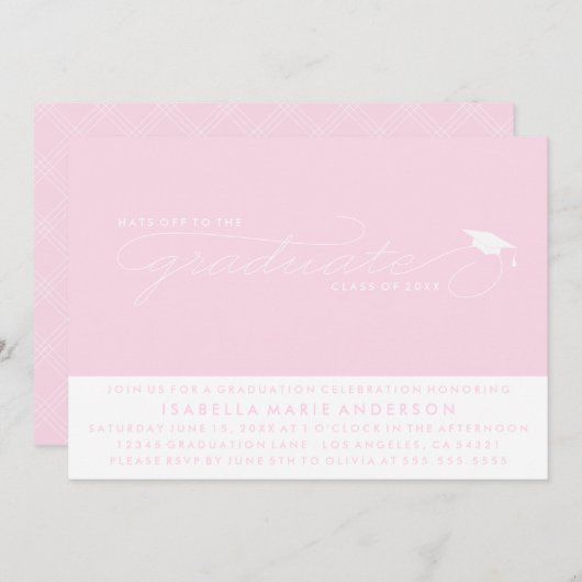 PETTEN WEG NAAR DE AFSTUDEREN | UITNODIGING VOOR A (Voorkant / Achterkant)