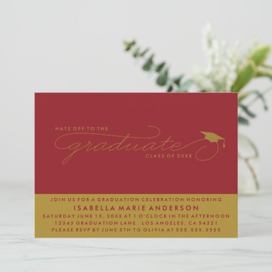 PETTEN WEG NAAR DE AFSTUDEREN | UITNODIGING VOOR A (Staand voorkant)