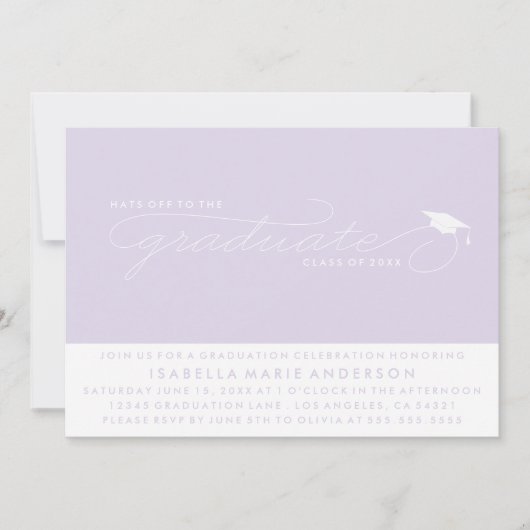 PETTEN WEG NAAR DE AFSTUDEREN | UITNODIGING VOOR A (Voorkant)