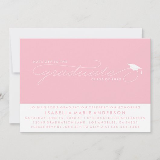 PETTEN WEG NAAR DE AFSTUDEREN | UITNODIGING VOOR A (Voorkant)