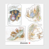 Petter Rabbit setsticker Sticker (Vel)