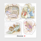 Petter Rabbit setsticker Sticker (Vel)