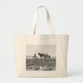 Petting Antelopes. Grote Tote Bag (Voorkant)