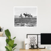 Petting Antelopes Poster (Thuiskantoor)
