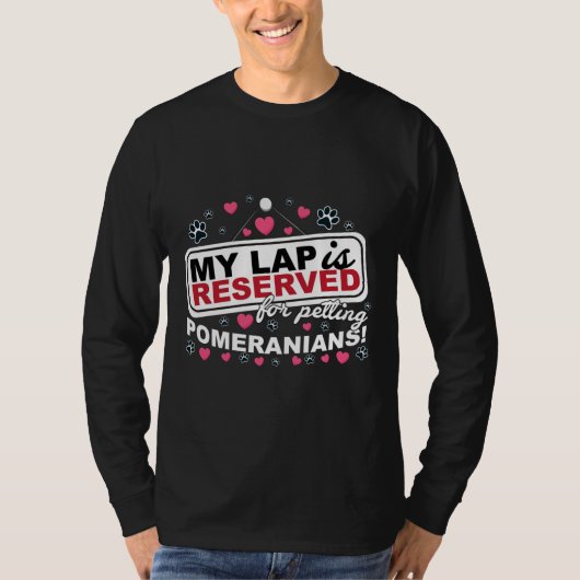 Petting Pomeranians T-shirt (Voorkant)