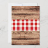 Petting Zoo verjaardagsfeestje uitnodiging (Achterkant)