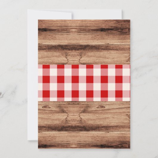 Petting Zoo verjaardagsfeestje uitnodiging (Achterkant)