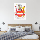 Pettus Family Crest Canvas Afdruk (Insitu (Slaapkamer))