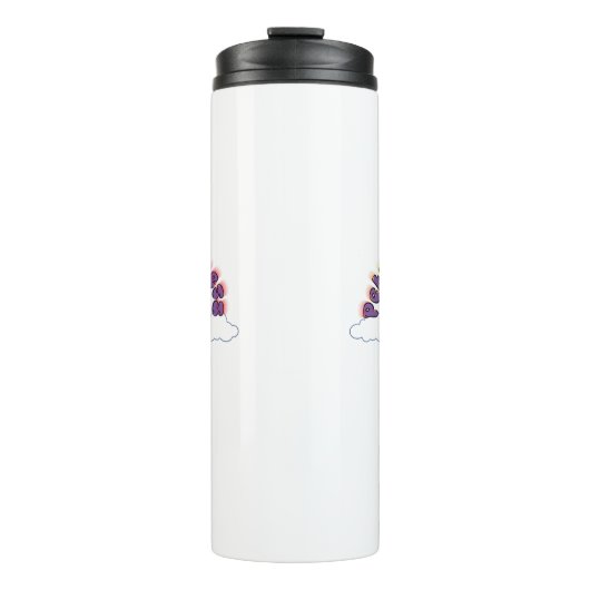 Petty Princess - Probeer me niet waterfles snarky Thermosbeker (Voorkant)